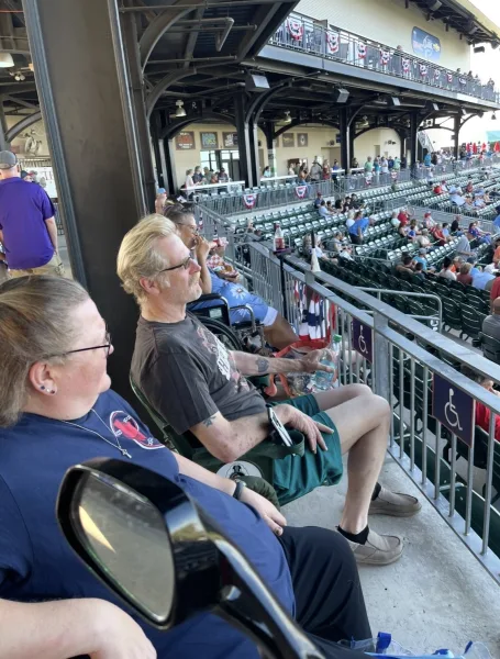 Cleburne RailRoaders baseball game
