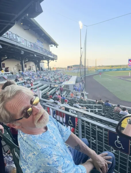 Cleburne RailRoaders baseball game